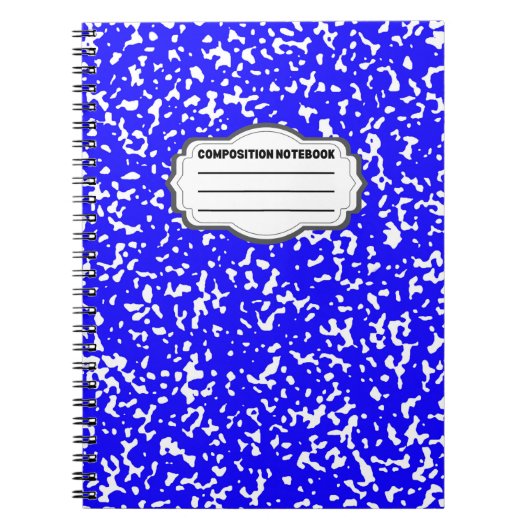 Tesimart | Blauw Notitieboek voor wervelkolom (Voorkant)