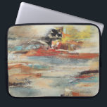 Tesiturno Laptop Sleeve<br><div class="desc">Tesiturno I van Gabriela Villarreal. De gemuteerde lijnen in diverse kleuren zijn overlapt om dit unieke ontwerp te creëer.</div>