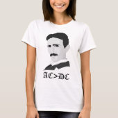 Tesla AC>DC T-shirt (Voorkant)