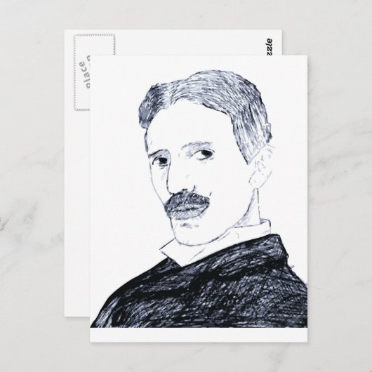Tesla Briefkaart (Voorkant / Achterkant)