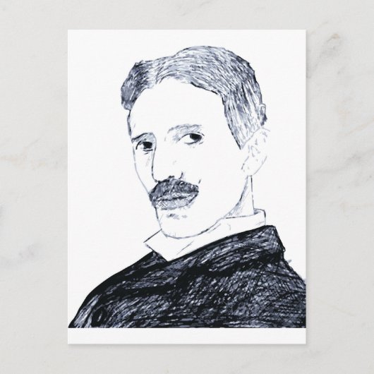 Tesla Briefkaart (Voorkant)