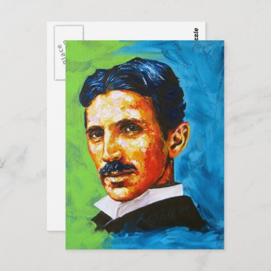 Tesla Briefkaart (Voorkant / Achterkant)