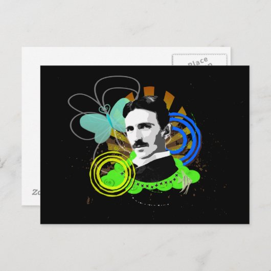 Tesla Briefkaart (Voorkant / Achterkant)