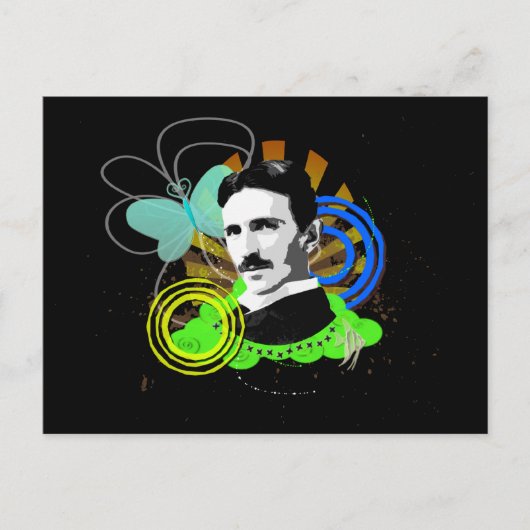 Tesla Briefkaart (Voorkant)