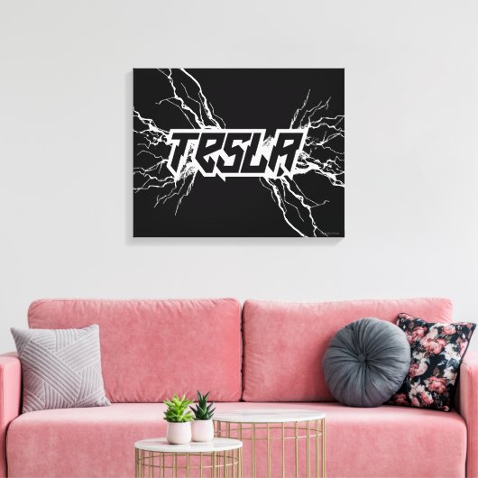 Tesla Canvas Afdruk (Insitu (Woonkamer))