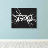 Tesla Canvas Afdruk (Insitu (Houten vloer))
