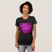 Tesla citaat over paars t-shirt (Voorkant volledig)