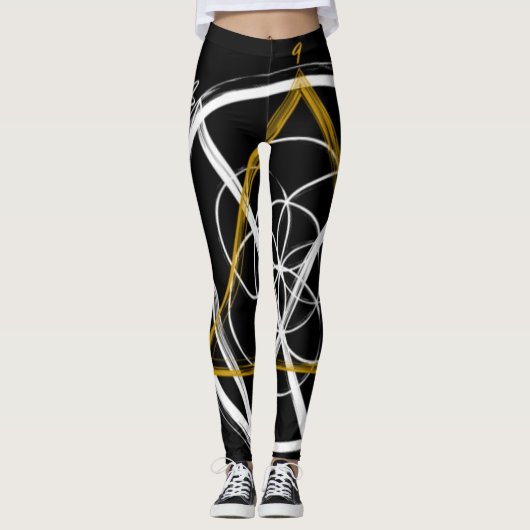 Tesla-code Leggings (Voorkant)