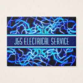Tesla Coil Lightning Electricia Home Automation Visitekaartje