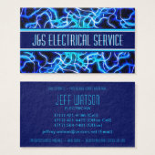 Tesla Coil Lightning Electricia Home Automation Visitekaartje (Voorkant /achterkant)
