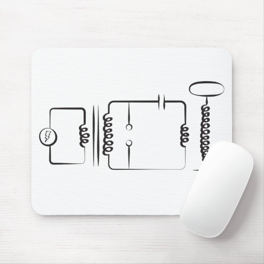 Tesla Coil Muismat (Met muis)