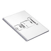 Tesla Coil Notitieboek (Rechterzijde)