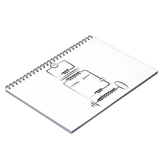 Tesla Coil Notitieboek (Linkerzijde)