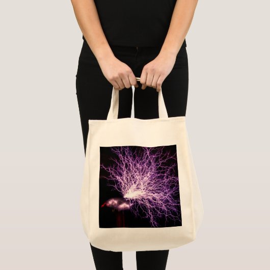 Tesla Coil Tote Bag (Voorkant (product))