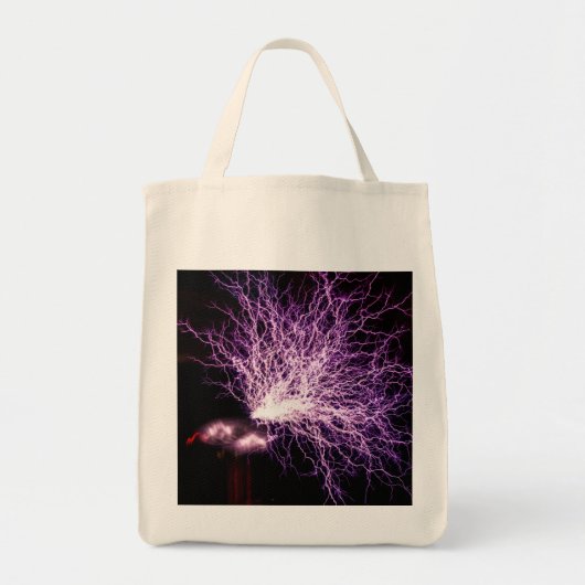 Tesla Coil Tote Bag (Voorkant)