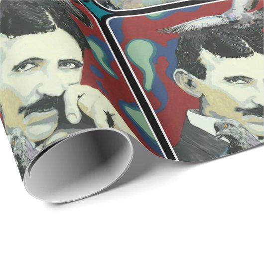 "Tesla Daydromen" op Cadeaupapier (Rol Hoek)