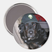 TESLA DE BUITENAARDSE HOND MAGNEET (Voorkant / Achterkant)