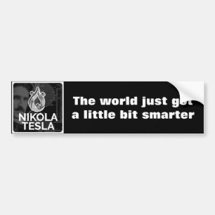 Tesla de Genius Bumpersticker