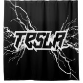 Tesla Douchegordijn (Voorkant)