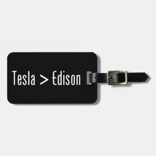 Tesla > Edison Bagagelabel