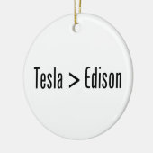 Tesla > Edison Keramisch Ornament (Links)