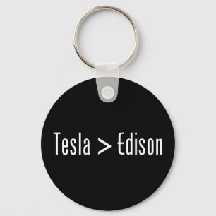 Tesla > Edison Sleutelhanger