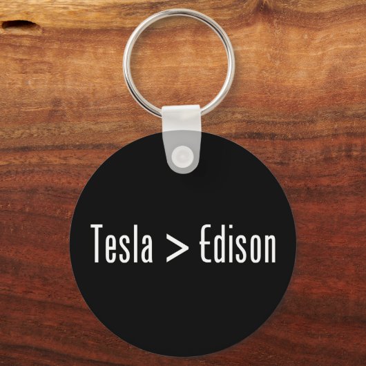 Tesla > Edison Sleutelhanger (Voorkant)