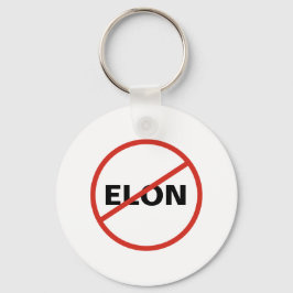 Tesla - Eenvoudige ANTI ELON Sleutelhanger