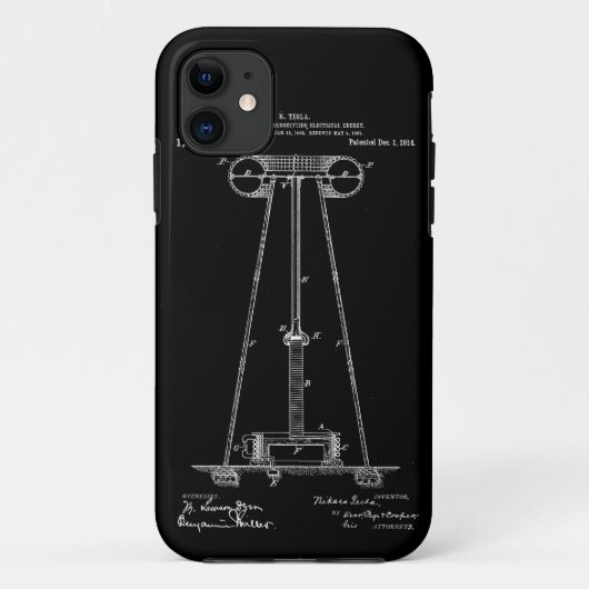 Tesla Electrical Energy Transmitter Wardencliff Case-Mate iPhone Case (Achterkant)