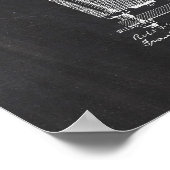 Tesla Electro Motor Patent Poster (Hoek)