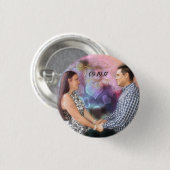 Tesla en Andres Ronde Button 3,2 Cm (Voorkant /achterkant)