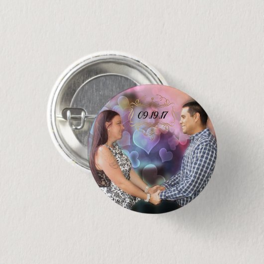 Tesla en Andres Ronde Button 3,2 Cm (Voorkant /achterkant)