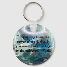 Tesla en de kracht van 3 6 9 numerologie sleutelhanger
