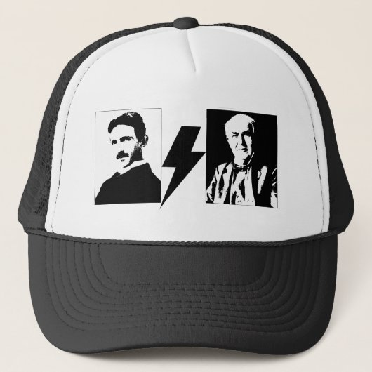 Tesla en Edison - de originele AC/DC. Trucker Pet (Voorkant)