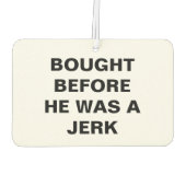 Tesla - Gekocht voor hij een eikel was Luchtverfrisser (Achterkant)