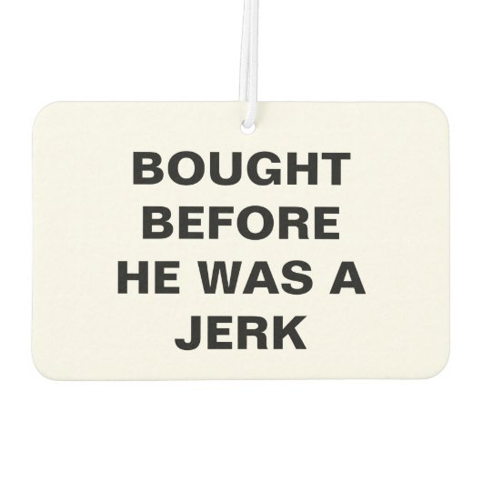 Tesla - Gekocht voor hij een eikel was Luchtverfrisser (Achterkant)