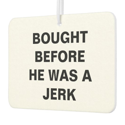 Tesla - Gekocht voor hij een eikel was Luchtverfrisser (Links)