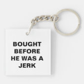 Tesla - Gekocht voor hij een eikel was Sleutelhanger (Achterkant)