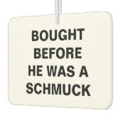 Tesla - Gekocht voor hij een Schmuck was Luchtverfrisser (Links)