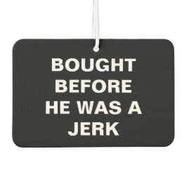 Tesla - Gekocht Voordat Hij Een Jerk Was - Zwart Luchtverfrisser