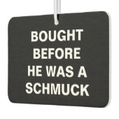 Tesla - Gekocht Voordat Hij Een Schmuck Was - Zwar Luchtverfrisser (Links)