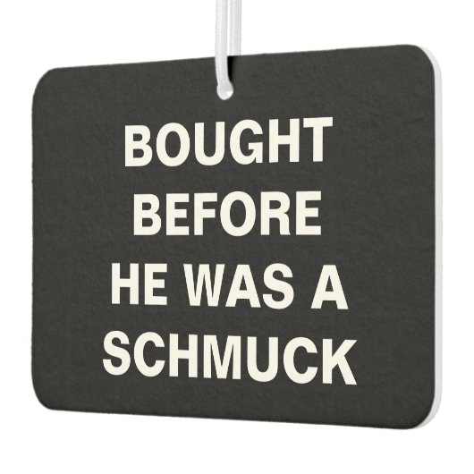 Tesla - Gekocht Voordat Hij Een Schmuck Was - Zwar Luchtverfrisser (Links)