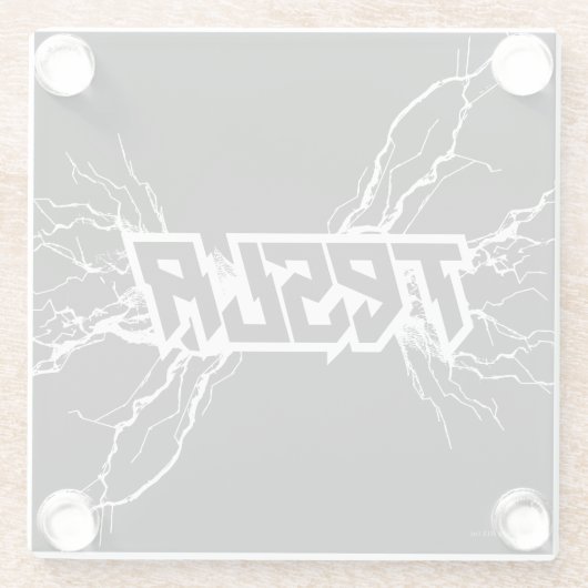 Tesla Glazen Onderzetter (Achterkant)