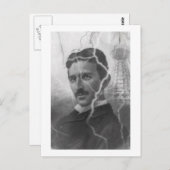 Tesla, het bliksemMan Briefkaart (Voorkant / Achterkant)