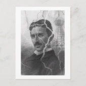 Tesla, het bliksemMan Briefkaart (Voorkant)