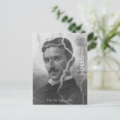 Tesla, het bliksemMan Briefkaart (Staand voorkant)