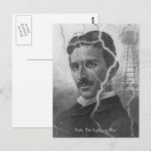 Tesla, het bliksemMan Briefkaart (Voorkant / Achterkant)