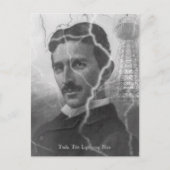 Tesla, het bliksemMan Briefkaart (Voorkant)