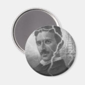 Tesla, het bliksemMan Magneet (Voorkant / Achterkant)