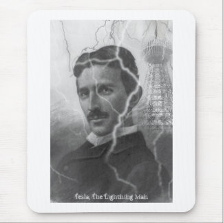 Tesla, het bliksemMan Muismat